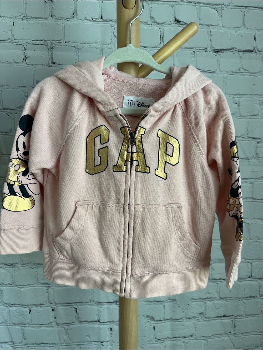 ⭐️⭐️PICK 5 / $20 Gap Disney Pink Minnie Mouse Zip Hoodie